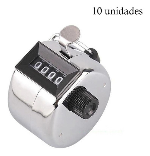 10 Peças Contador Batidas Manual Estatístico Num. 4 Dígitos