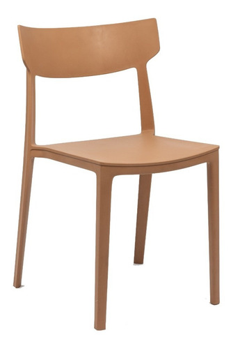Imagen 1 de 4 de Silla De Comedor Rio Apilable Apta Jardín Y Exterior