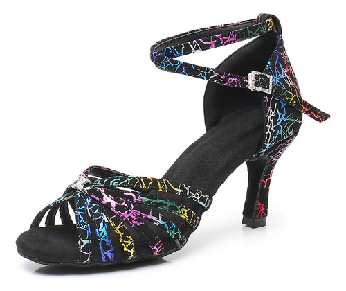 Zapatos De Baile Para Mujer, De Baile Latino, Con Parte Infe