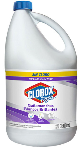 Quitamanchas Clorox Blancos Brillantes 3800 Ml
