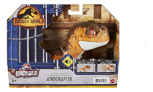 Jurassic World Uncaged Atrociraptor Naranja (gwy58)