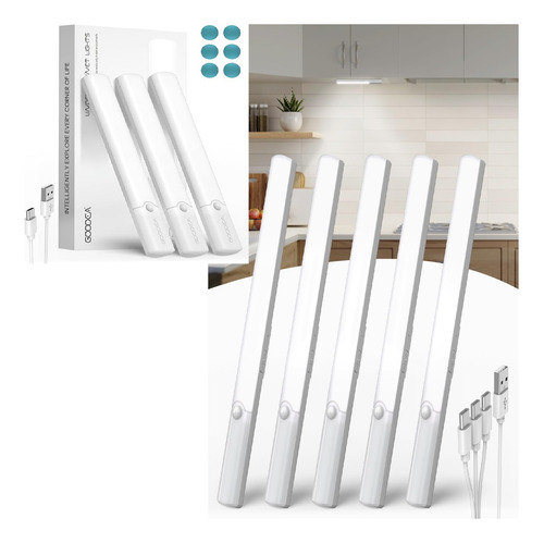 Luz Sensor Movimiento Para Interiores Recargable