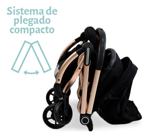 Carriola Travel System Confety Galactus Genesis Portabeb 360 Negro Dorado