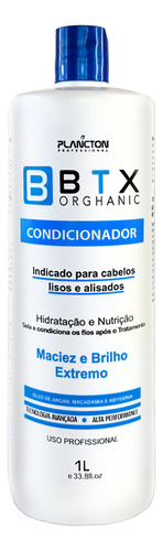 Kit Btx Orghanic 1litro (shampoo+condicionador)