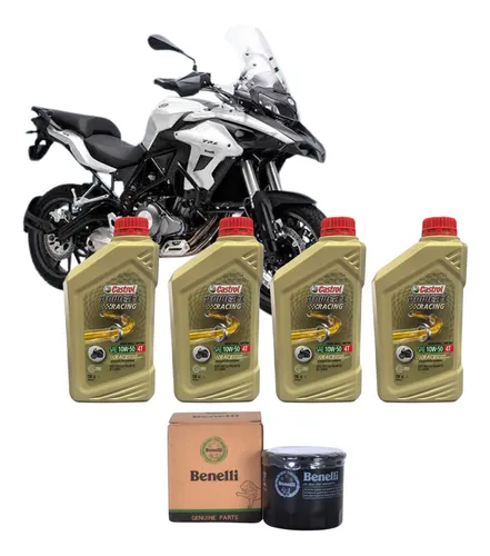 Kit Service Trk502 Filtro Original + Castrol Sintet 10w50 4l