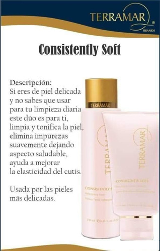 Terramar Consistently Soft Limpiador Y Tónico