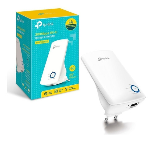 Imagen 2 de 4 de Repetidor Amplificador Wifi De Pared Tp Link Wa850re 300 Mb