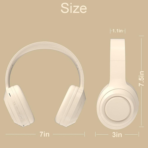 . Auriculares Inalámbricos Blancos Bluetooth, Auriculares