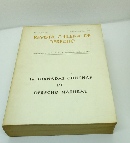 Revista Chilena De Derecho. Iv Jornadas Chilenas De ...
