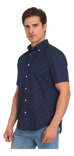 Tommy Hilfiger Camisa Moda Caballero Mw0mw38954
