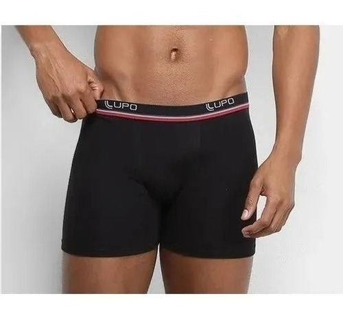 Imagem 6 de 10 de Kit 10 Cuecas Boxer Algodão Lupo 523-088 Promoção Algodão