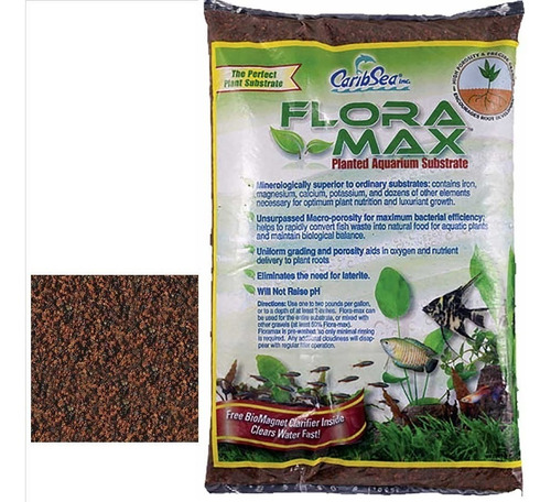 Sustrato Nutritivo Flora Max Volcano Red Plantas - Acuarios