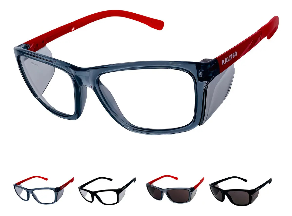 Oculos Segurança Para Colocar Lente Grau Cancun - Epi Cor da lente VERMELHO INCOLOR