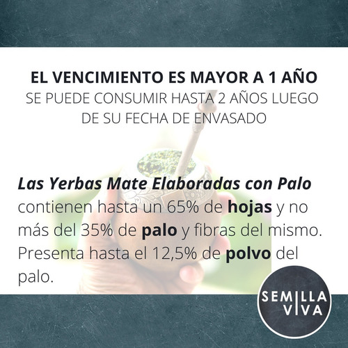 Imagen 2 de 7 de Yerba Mate Barbacuá Picada Vieja 20 X 500 Gr