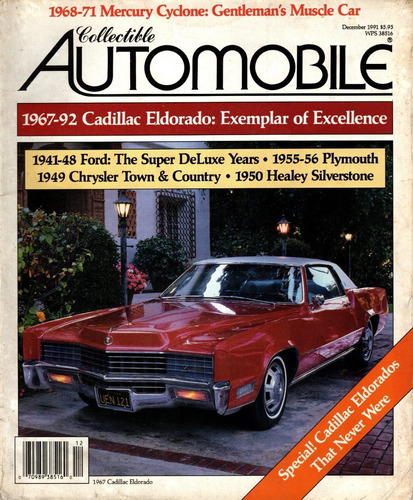 Collectible Automobile Dez/1991 Cadillac Eldorado Cameo Ford