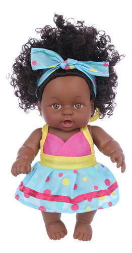 Muñecas Negras G De 8 Pulgadas Con Ropa African Realisti 412