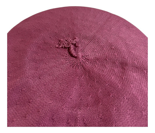 Boina Vasca Euskadi De Algodón Vuelo 28cm Sin Tafilete Rosa Viejo 28cm