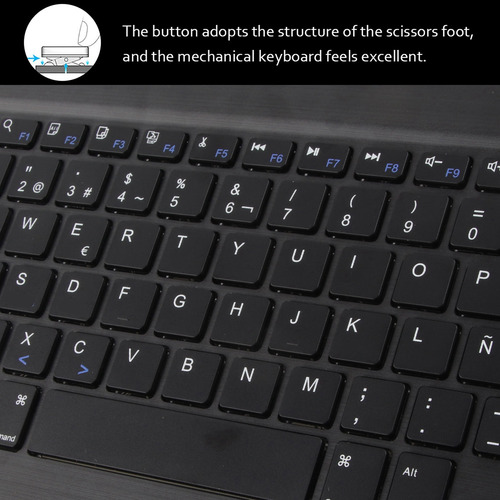 Teclado Mecánico Bluetooth Inalambrico Mini Con Carga Usb