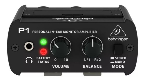 Imagen 1 de 7 de Amplificador Monitoreo Personal Behringer P1 + Garantía