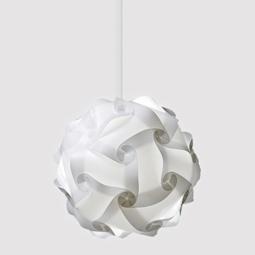 Abajur De Quebra-cabeça Branco, Abajur De Candelabro Flexíve
