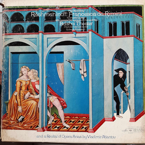 Vinilo Bolshoi Theat Rachmaninoff Francesca Rimini Album Cl2