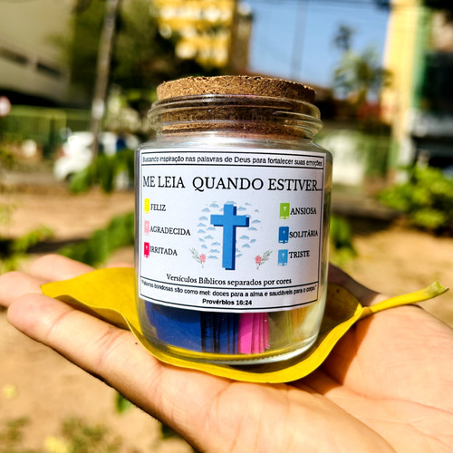 1 Pote De Esperança Com Caixa De Mdf