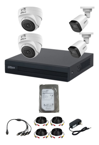 Cámara Domo Dahua Wizsense Xvr1b04-i 2mp Ip67