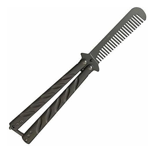 Peines - Peines - New Dull Stainless Steel Handle Comb Pract