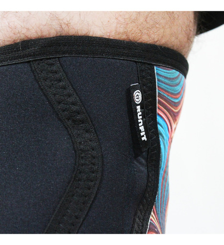 Rodilleras De Neopreno Psy Fungi Runfit 7mm Color Agua Talla Xl