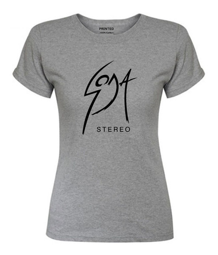 Polera Mujer Estampada Soda Stereo - Soda