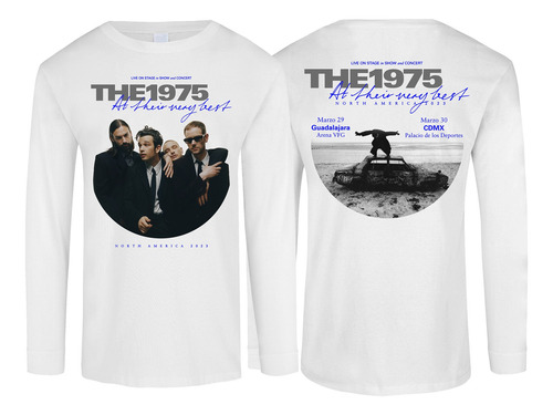 Playeras The 1975 At Their Very Best Tour Ml Full Color