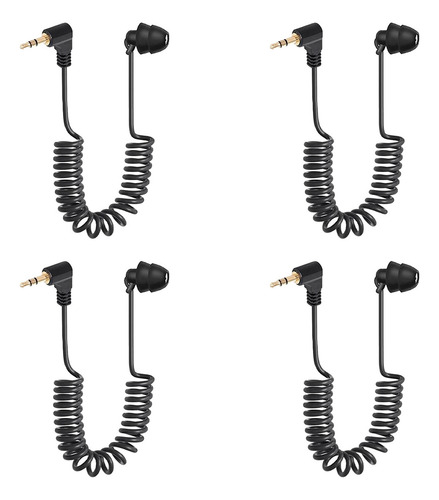Auriculares Con Resorte De 3,5 Mm, 4 Unidades, Auriculares D