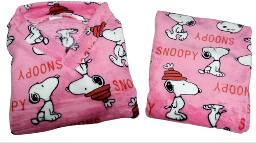 Pijama Snoopy Rosada. Envío Rápido