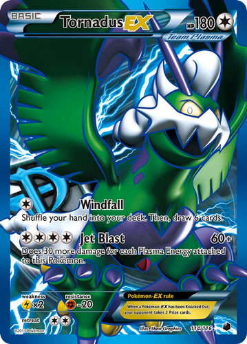 Cartas Pokemon Tornadus Ex Full Art