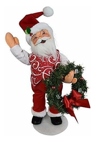 Papá Noel Del Remolino De La Navidad De 15 Pulgadas