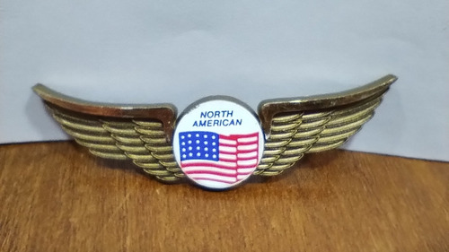 Pin Antiguo Plástico North American Airlines 