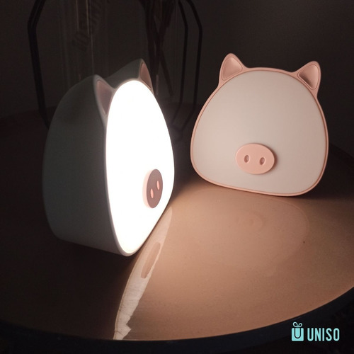 Imagem 3 de 4 de Luminária Noturno Porquinho