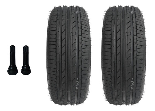 Kit 2 Pneu 185/60/15 Remold Com Borracha Vipal +2 Bicos