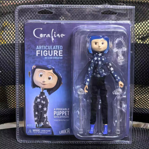 Suéter Con Forma De Estrella Articulada Neca Coraline, Figur