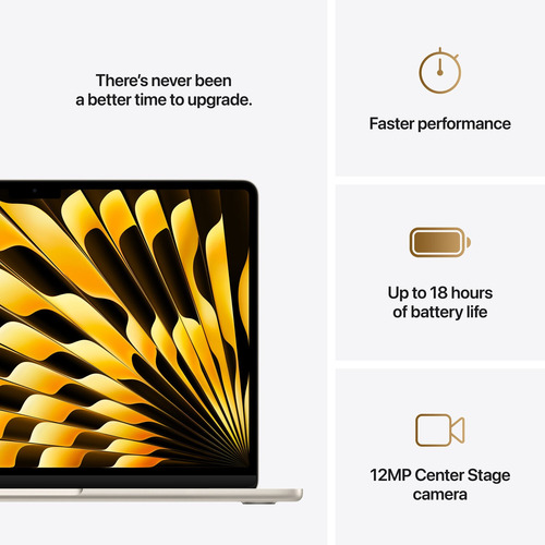 Apple 13.6 Macbook Air Chip M4 - 16gb Ram 512gb Ssd Plateado