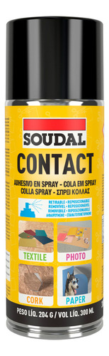 6 Uni | Adhesivo En Spray Multiproposito 300ml | Soudal