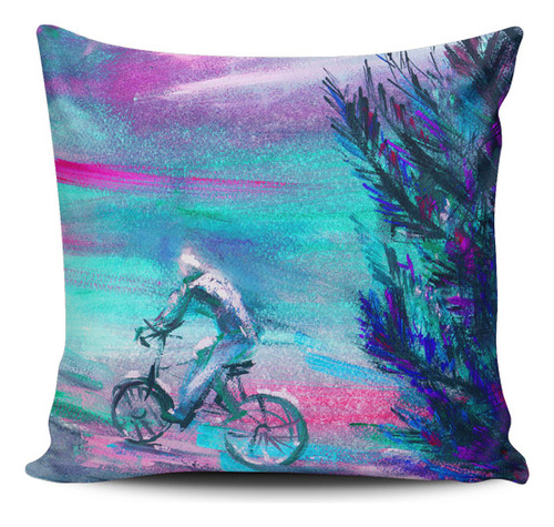 Funda Cojin Decorativo Tayrona Store Bicicletas 001