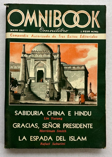 Omnibook Nº 5 La Espada Del Islam Sabiduría China Hindu 1947