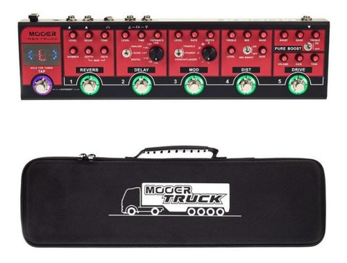 Pedaleira De Efeitos Mooer Red Truck P/guitarra Cpt1