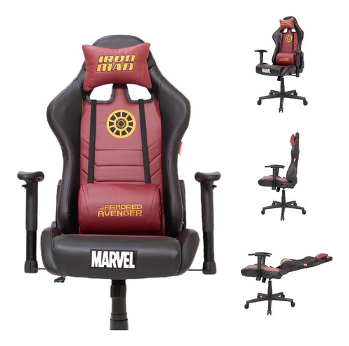 Cadeira Gamer Marvel Avengers Heroes Homem De Ferro