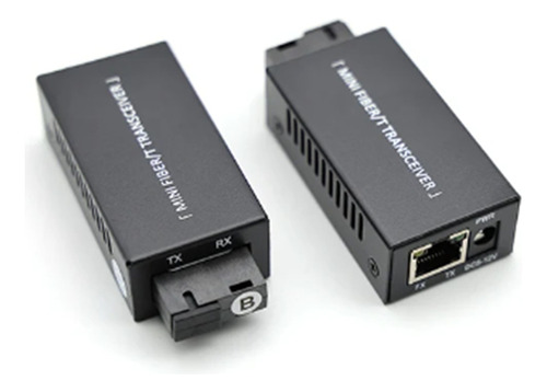 1 Par De Conmutadores De Fibra Ethernet Gigabit 100/1000 M A