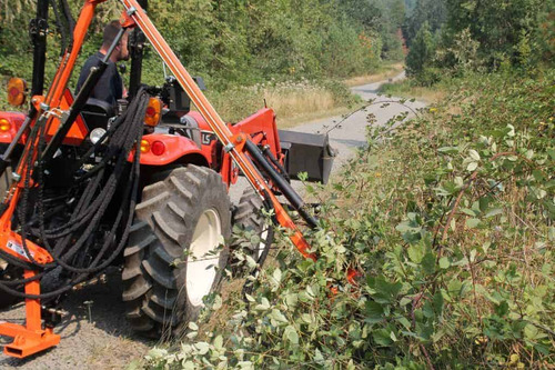 Podadora Brazo Hidraulico Cortadora Barra Tractor Tecnodeliv