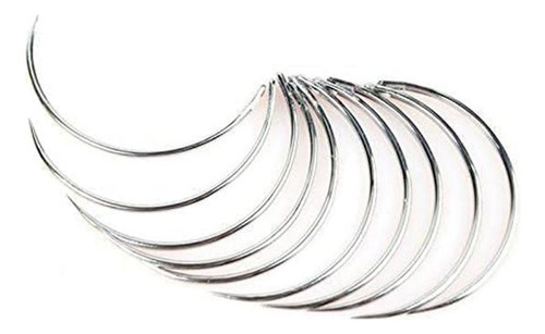 10pcs Agujas De Sutura Veterinaria Curva Para La Aguja De Y