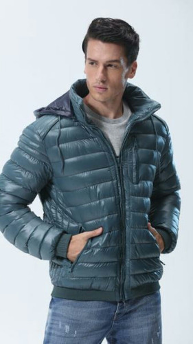 chamarra impermeable hombre