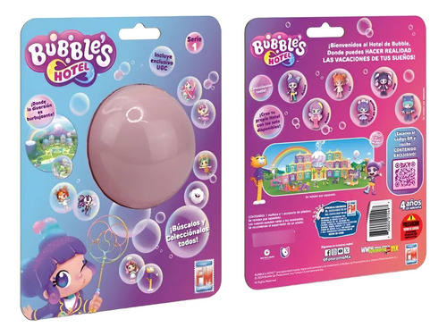 2 Muñeca Bubbles Hotel Figura Sorpresa